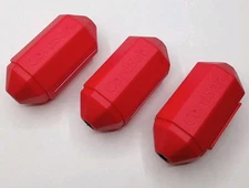 CordSafe Extension Cord Plug Protector & Safety Cover Water-Resistant 3-Pack Red