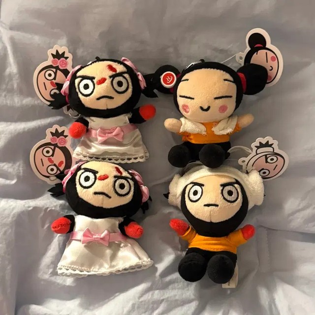 New Pucca Pukka & Garu Keyring Set 2 Pcs