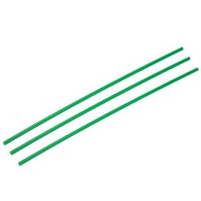 3Pcs Plastic Round Rod POM Polyoxymethylene Hard Bar 1/4 Inch Dia 16" Long Green