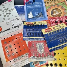 Vintage Sewing Snap Fasteners Lot of 10