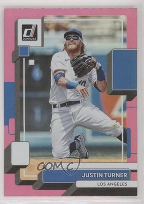 2022 Panini Donruss Holo Pink Justin Turner #97 h6d