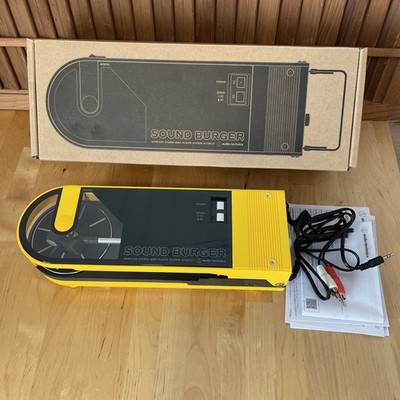 Audio-Technica SOUND BURGER AT-SB727 Yellow Color Record Player Turntable