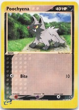 Poochyena Common EX Ruby and Sapphire RS Darkness Reverse Holo 63/109 2003 NM on eBay