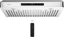 Under Cabinet Range Hood 30 Inch,900 CFM Stainless Steel Kitchen Stove Vent Hood