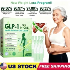 GLP-1 SIX-in-ONE Health Solution Oral Liquid, Advanced Body Care Liquids Drop US