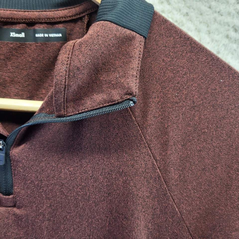 Suéter cooperativo REI para mujer XS rojo 1/4 cremallera pulóver manga larga elástico reflectante Foto 4 de 4