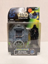 Kenner Star Wars Power of the force Gunner Station  Tie Fighter with Darth Vader