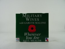 PAUL MEALOR MILITARY WIVES WITH GARETH MALONE WHEREVER YOU ARE (B26) 2 Track CD 