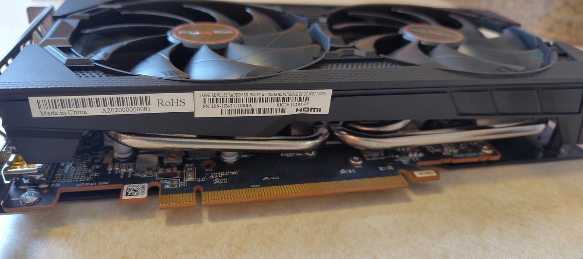 Sapphire Pulse AMD RX 5500 XT 4 Gb Grafikkarte neuwertig PCIe 4.0 