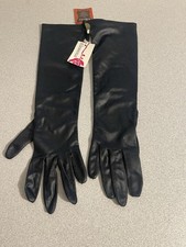 Kayser Long Black Gloves. Mademoiselle 6.5. No Shrinkage or Iron. NEW. Vintage.