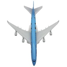1/350 20cm Diecast Alloy Korean Air Aircraft B747 Airplane Model Ornaments Decor