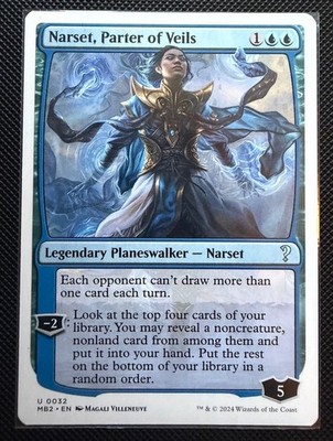 Magic The Gathering MtG MB2 Narset, Parter of Veils #32 White Border Non-Foil