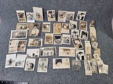 Vintage 1920s-40s Family Photograph Large Lot Black White People Snapshots USA