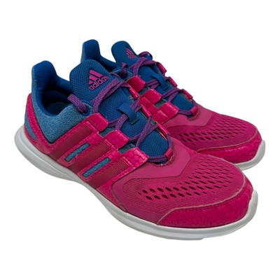 Adidas Hyperfast 2.0 Kids Youth Girls US 3.5 Running Gym Shoe AF4511 Pink Blue