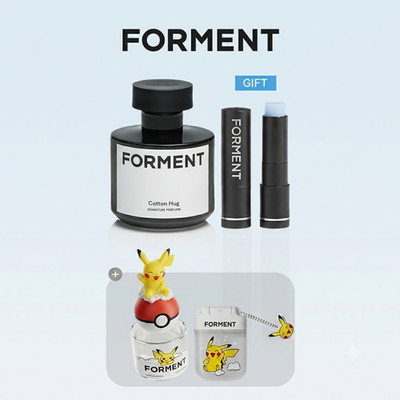 FORMENT Refreshing Cotton Perfume 2-Set: Cotton Hug Pokémon Edition (3Days Only 