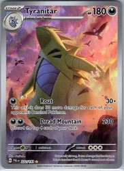 Tyranitar 222/193 Illustration Rare Paldea Evolved