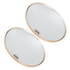  2 Pcs Suction Make up Mirror Magnified Travel Bathroom Makeup Large Magnifying