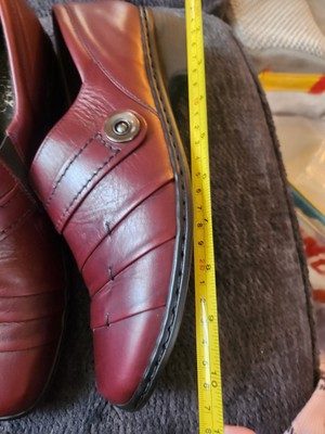 Jenny by ARA Women's Loafer Mokassin Leather Red Size US 11, UK 8