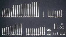 ROTAX MAX 125 polished Stainless Kit Bolt Screw Set FR125