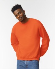 Gildan Heavy Blend Adult Crew Neck Plain Sweatshirt Jumper Pullover