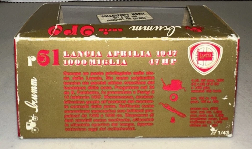 Brumm Italy Diecast Cars - Image 4 of 4