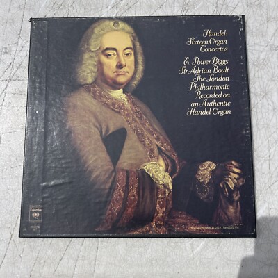 Händel, E. Power Biggs, Adrian Boult - Die 16 Orgelkonzerte GER 3LP 1976 '*