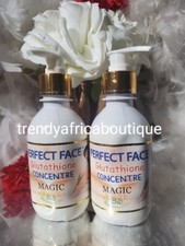 X 2 Perfect face glutathion UV Body Lotion Magic White Bio.   250ml X 2