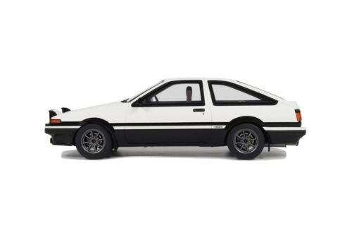 Toyota Sprinter Trueno (AE86) 1985 modelo blanco negro 1/18 de Otto Mobile OT444B - Imagen 3 de 11