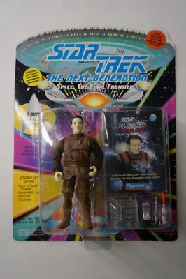Lore Star Trek Playmates TNG Space Caps OVP Super Zustand Unpunched
