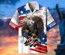 Veteran Hawaii Shirt, Happy Independence Day U.S Veteran Shirt