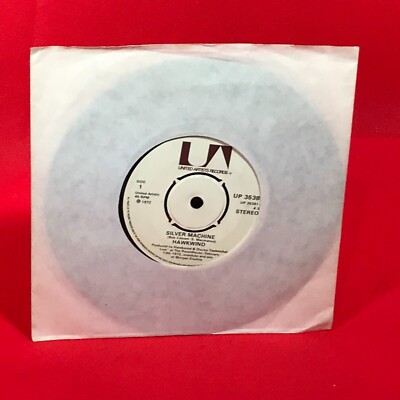 HAWKWIND Silver Machine 1972 UK 7'' vinyl single LEMMY 45 Seven By original