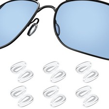 Silicone Replacement Crystal Clear Nose Piece For-Oakley Deviation OO4061 Opt