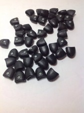 CINELLI COPY BLACK AREO TOE STRAP BUTTONS WITH SCREWS (pair)