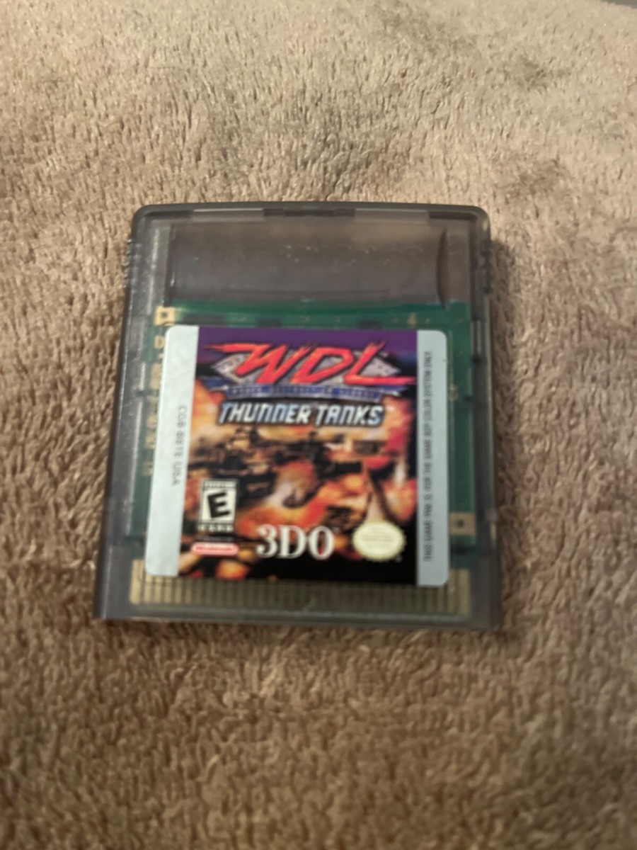 WDL Thunder Tanks Nintendo Game Boy Color Game Cartridge