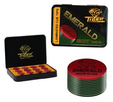 TIGER EMERALD LAMINATED 14MM TIP BRAND NEW FREE SHIPPING BEST PRICE