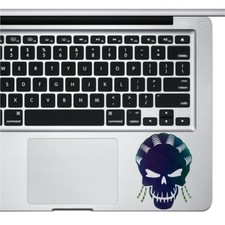 Skull Black Dark Sitcker Laptop Macbook ipad Phone surface Pro Viny Decal