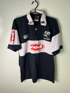 Maillot D'entraînement Natal Sharks 1998/99 – Reebok – Taille L – Noir – Porté