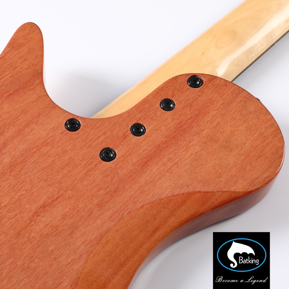 Fanned fret 7string (3 bass strings+4 guitar strings) electric bass ...