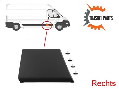 Für Fiat Ductao Peugeot Boxer Jumper Zierleiste Türleiste Seitenleiste RECHTS