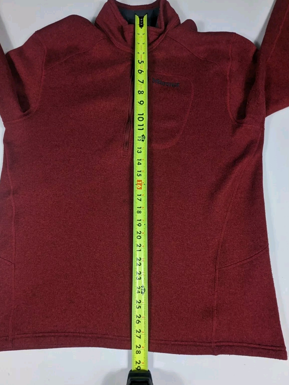 Marmot Half Zip Red Pullover Pockets Outdoors Hik… - image 8