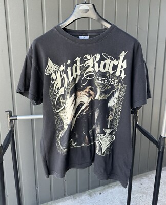 Vintage 2000s Kid Rock Detroit T Shirt Tour Band y2k tee