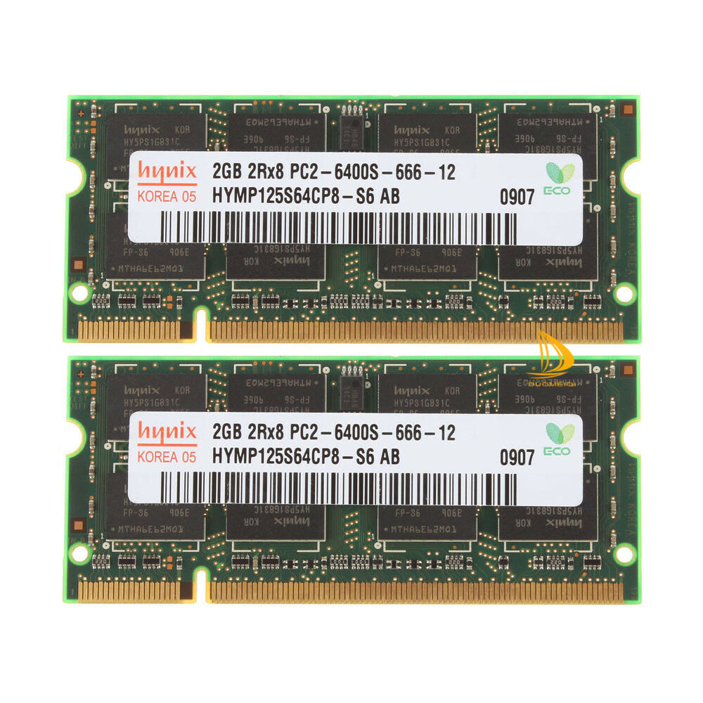 DDR2 800 4GB×2　8GB NEMIX RAM 8GB (2X4GB) DDR2 800MHZ PC2-6400 2Rx8 1.8V SODIMM