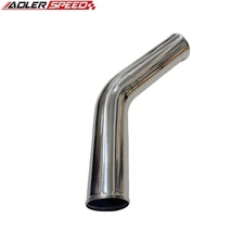 US 45 Degree 76mm 3" inch Aluminum Intercooler Intake Pipe Piping Tube L=600MM