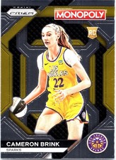 2024 Panini Prizm WNBA Monopoly Cameron Brink Los Angeles Sparks Rookie WNBA6