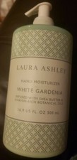 LAURA ASHLEY "WHITE GARDENIA" HAND MOISTURIZER 16.9 FL. OZ PUMP