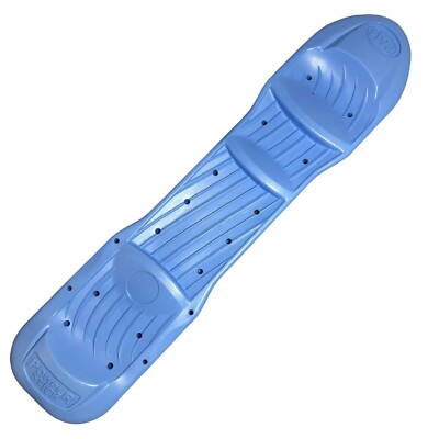 Riva Powder Stick Toboggan 52 In Luge Snow Snowboard Sled Rare Blue Discontinued
