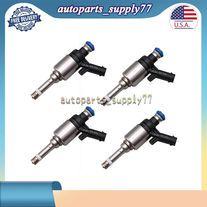 (4) Fuel Injection Nozzle For VW CC GTI Tiguan Passat Jetta Turbo 2.0 06H906036G - Image 2 of 4