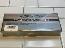 NEW BBQer Choice SSST Stainless Steel Smoker Box Color Silver