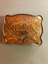 Belt Buckle One of a Kind Custom Hand Made Sterling Silver  Gold  by VOGT Silvr
