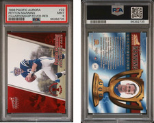 1998 Pacific Aurora Peyton Manning Championship Fever Red RC #22 PSA 9 -POP 4